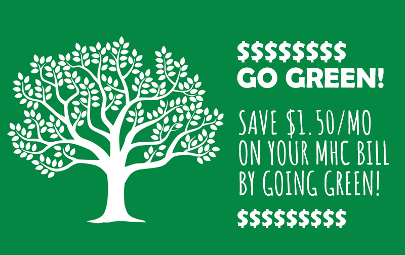 Go Green and Save Money with Mid-Hudson Cable